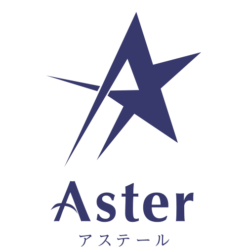 合同会社アステールのロゴ・星のシンボルマーク